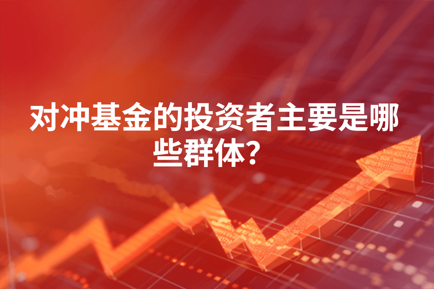 对冲基金的投资者主要是哪些群体？